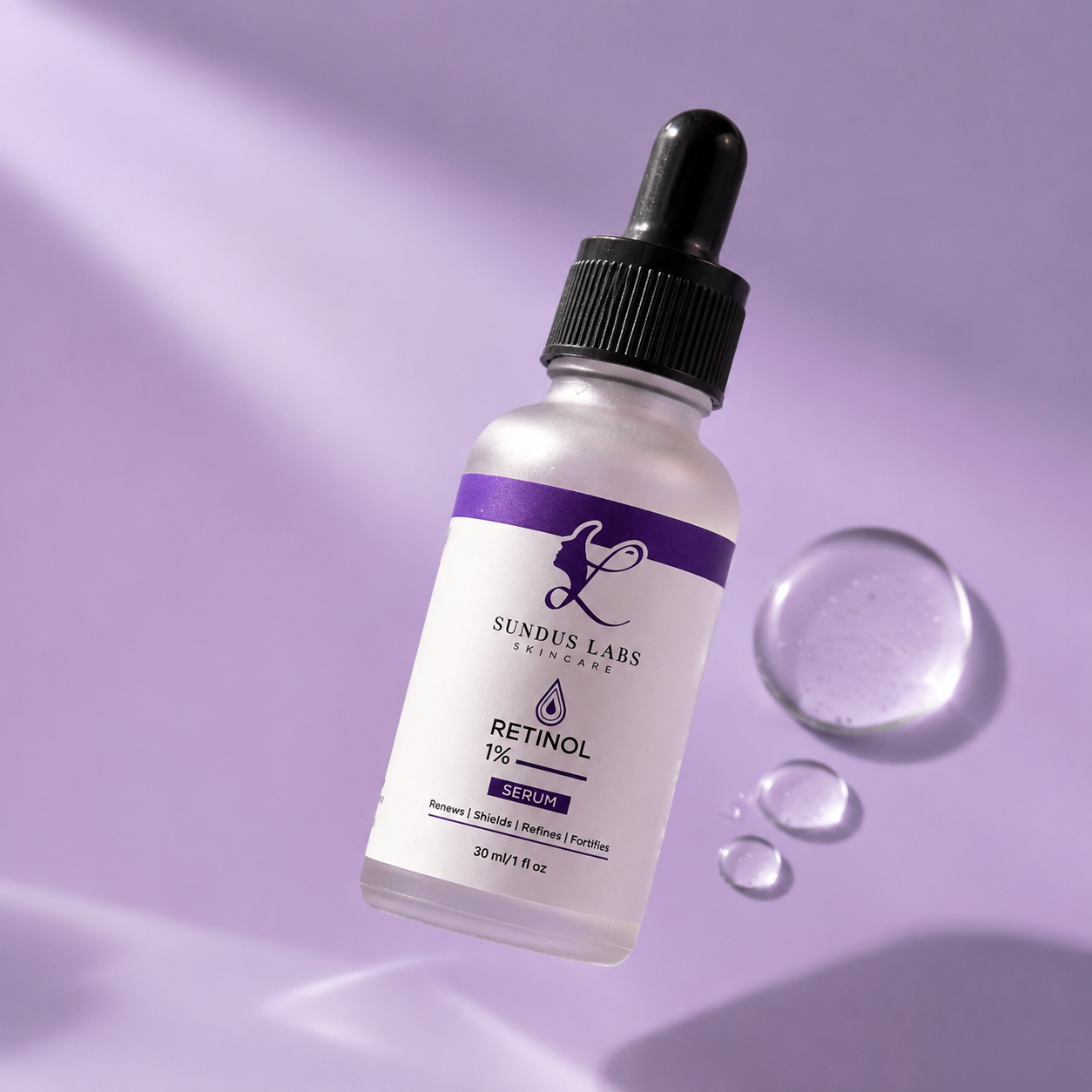 Sundus Labs Retinol 1% Serum | Anti-Aging & Skin Renewal Serum