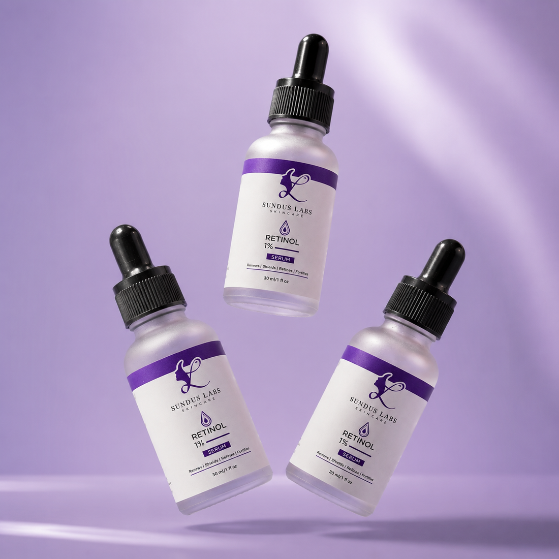 Sundus Labs Retinol 1% Serum | Anti-Aging & Skin Renewal Serum