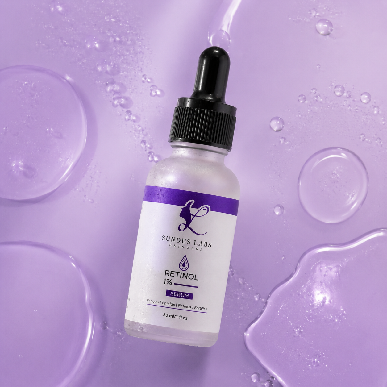Sundus Labs Retinol 1% Serum | Anti-Aging & Skin Renewal Serum