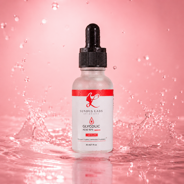 Sundus Labs Glycolic Acid 10% Serum | Exfoliating & Brightening Face Serum