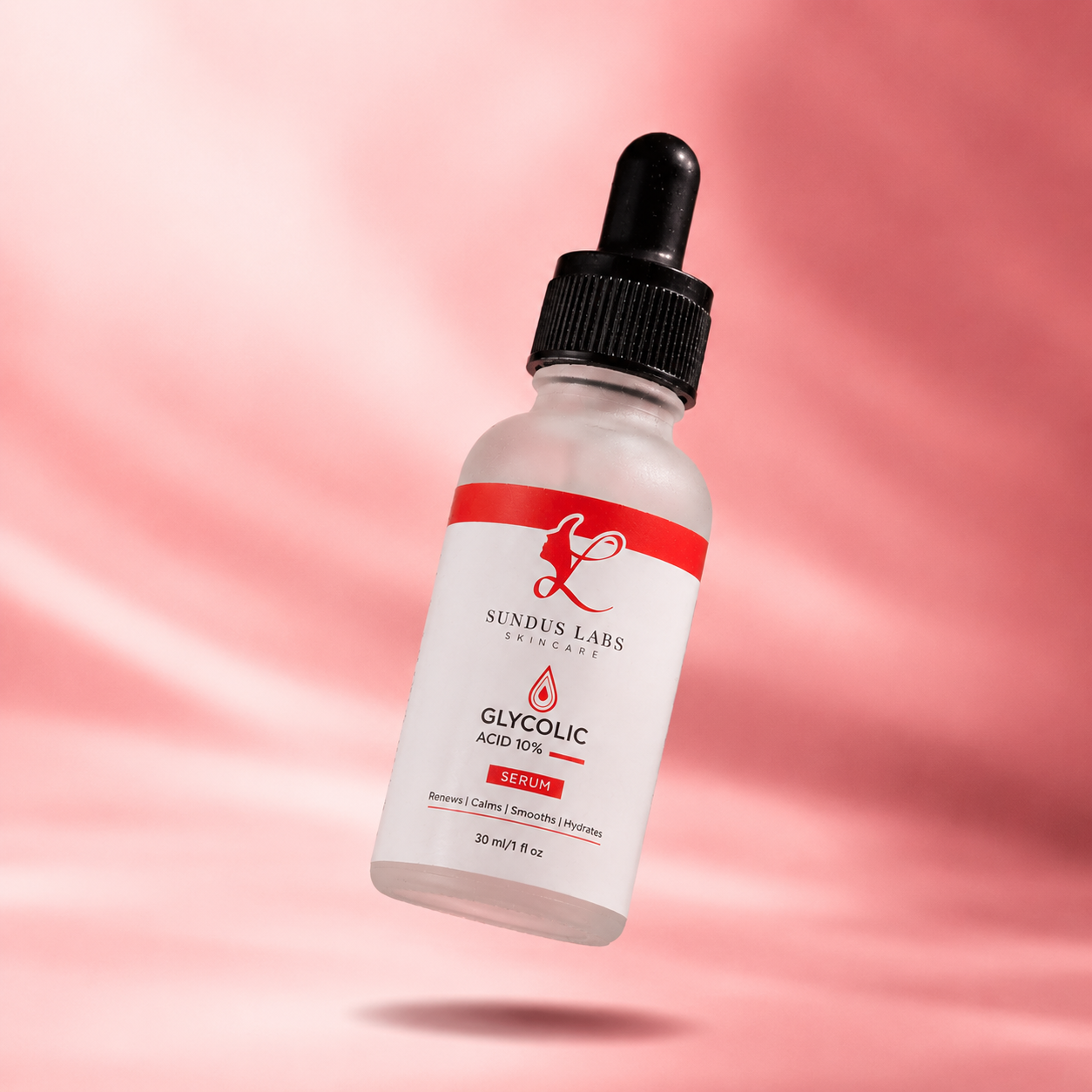 Sundus Labs Glycolic Acid 10% Serum | Exfoliating & Brightening Face Serum