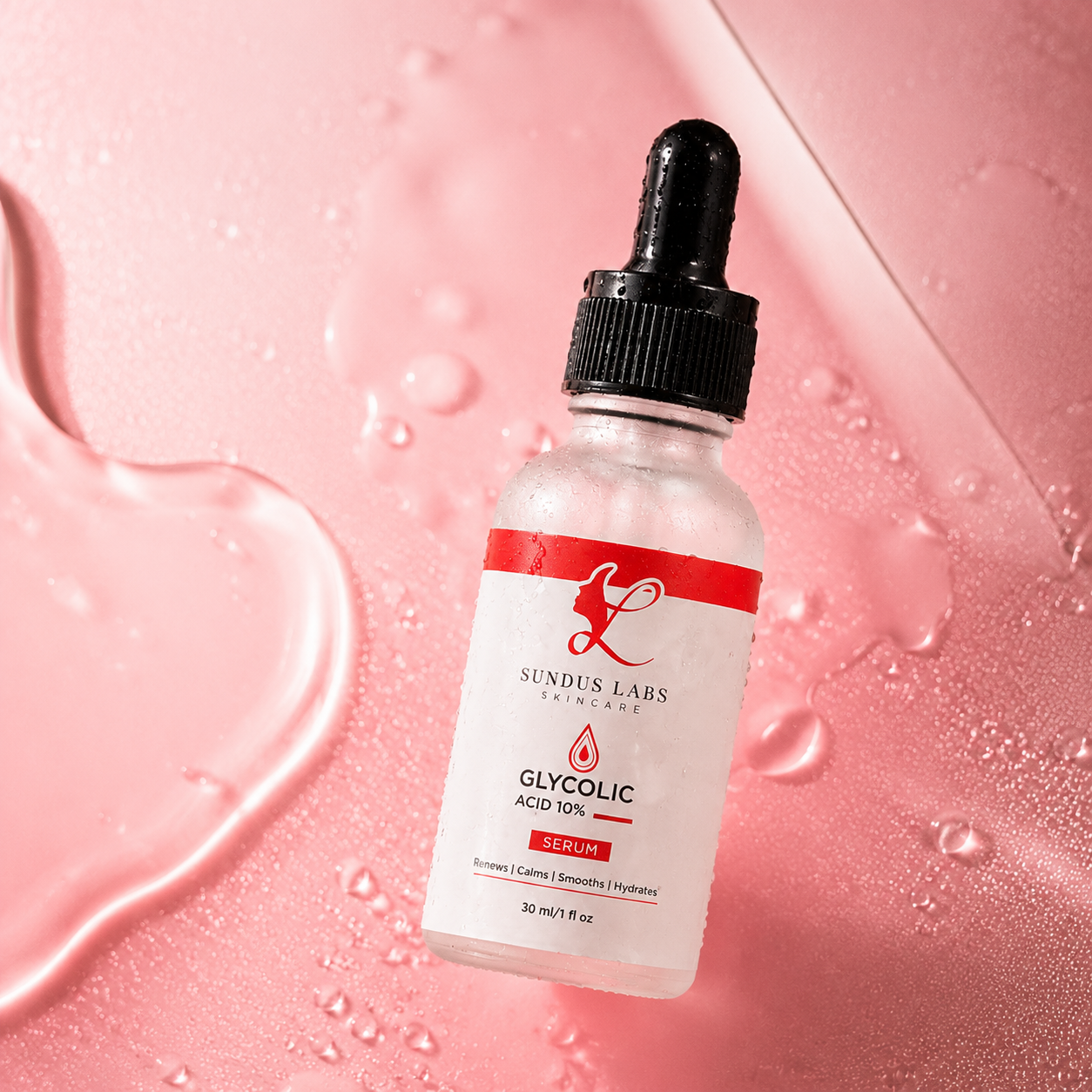 Sundus Labs Glycolic Acid 10% Serum | Exfoliating & Brightening Face Serum