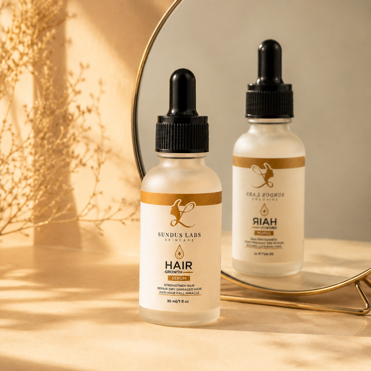 Sundus Labs Hair Growth Serum | Strengthening & Repair Hair Serum