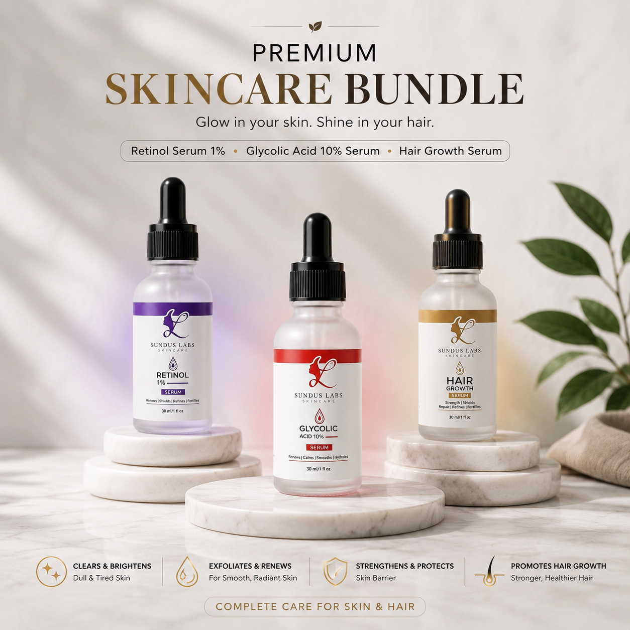 Sundus Labs Serum Bundle