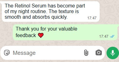 Customer testimonial